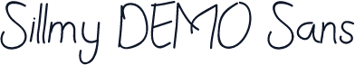 Sillmy DEMO Sans