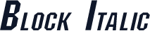 Block Italic