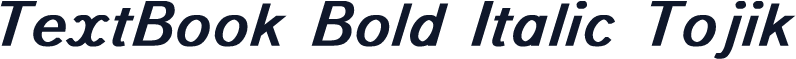 TextBook Bold Italic Tojik