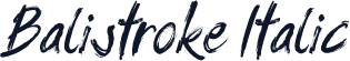 Balistroke Italic