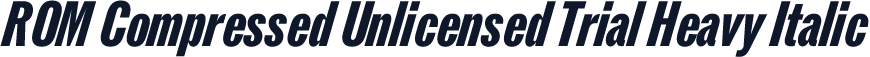 ROM Compressed Unlicensed Trial Heavy Italic
