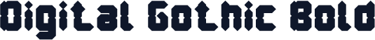 Digital Gothic Bold