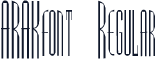 ARAKfont Regular