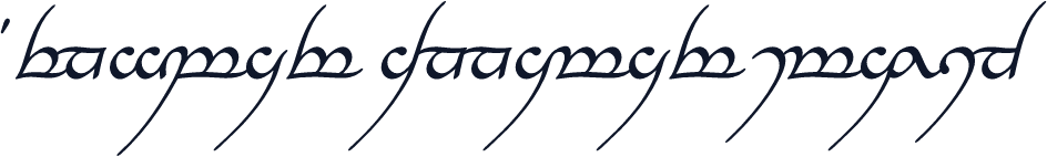 Tengwar Annatar Italic