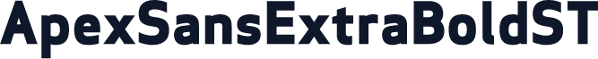 ApexSansExtraBoldST