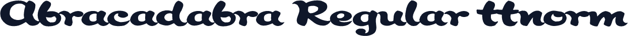 Abracadabra Regular ttnorm