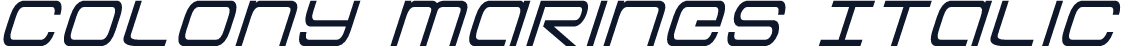 Colony Marines Italic