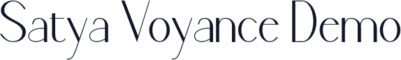 Satya Voyance Demo