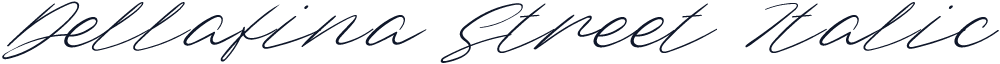 Dellafina Street Italic