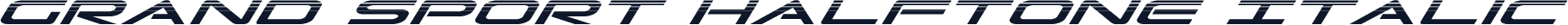 Grand Sport Halftone Italic