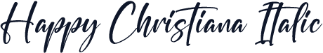 Happy Christiana Italic
