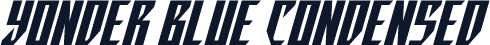 Yonder Blue Condensed