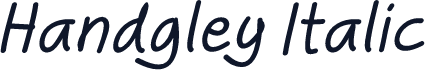 Handgley Italic