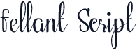 Fellant Script