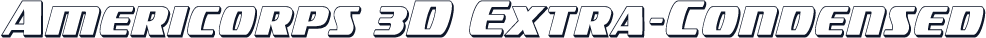 Americorps 3D Extra-Condensed