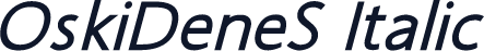 OskiDeneS Italic