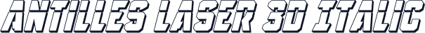 Antilles Laser 3D Italic