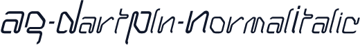 AG-DartPln-NormalItalic