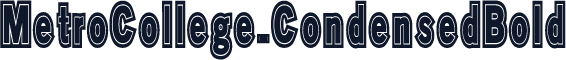 MetroCollege-CondensedBold