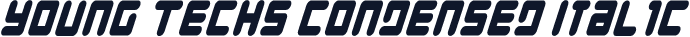 Young Techs Condensed Italic