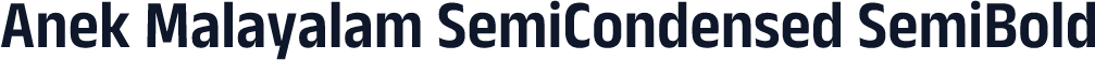 Anek Malayalam SemiCondensed SemiBold