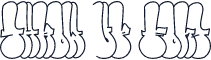 Throw-up Font