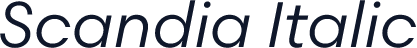 Scandia Italic