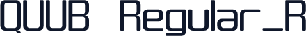 QUUB Regular_R