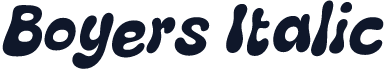 Boyers Italic