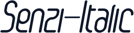 Senzi-Italic