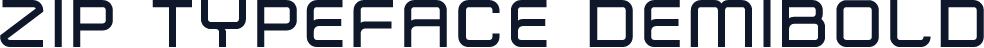 Zip Typeface DemiBold