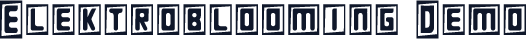 Elektroblooming Demo