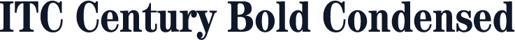 ITC Century Bold Condensed