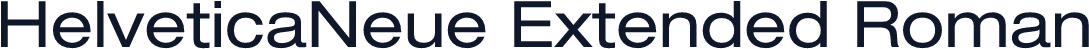 HelveticaNeue Extended Roman