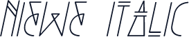 Niewe-Italic