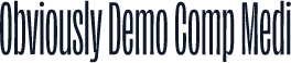 Obviously Demo Comp Medi