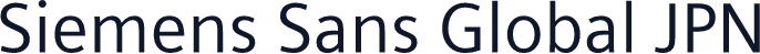 Siemens Sans Global JPN