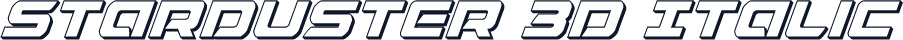 Starduster 3D Italic