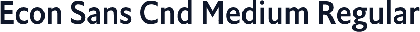 Econ Sans Cnd Medium Regular