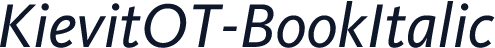 KievitOT-BookItalic