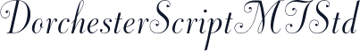 DorchesterScriptMTStd