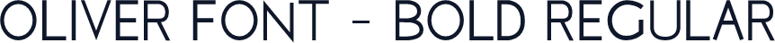 Oliver Font - Bold Regular