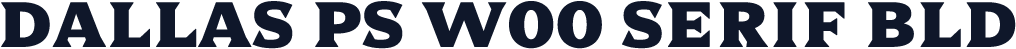 Dallas PS W00 Serif Bld
