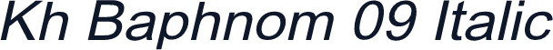 Kh Baphnom 09 Italic