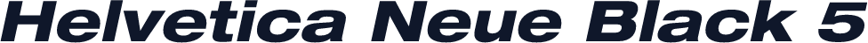 Helvetica Neue Black 5