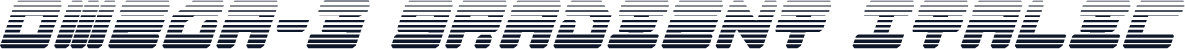 Omega-3 Gradient Italic