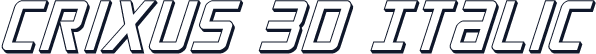 Crixus 3D Italic
