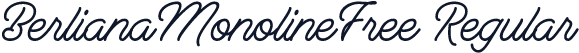 BerlianaMonolineFree-Regular
