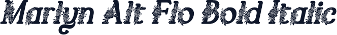 Marlyn Alt Flo Bold Italic
