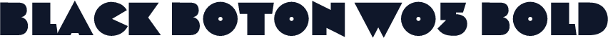Black Boton W05 Bold